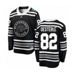 Men's Chicago Blackhawks #82 Jordan Oesterle Black 2019 Winter Classic Fanatics Branded Breakaway NHL Jersey