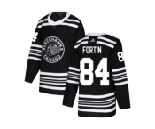 Men's Chicago Blackhawks #84 Alexandre Fortin Authentic Black Alternate Hockey Jersey