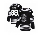 Men's Chicago Blackhawks #88 Patrick Kane Authentic Black Alternate Hockey Jersey