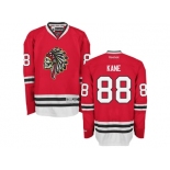 Men's Chicago Blackhawks #88 Patrick Kane Reebok Premier Red Skull Ice Hockey Jersey