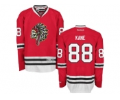 Men's Chicago Blackhawks #88 Patrick Kane Reebok Premier Red Skull Ice Hockey Jersey