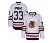 Men's Reebok Chicago Blackhawks #33 Scott Darling Authentic White 2017 Winter Classic NHL Jersey