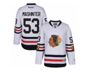 Men's Reebok Chicago Blackhawks #53 Brandon Mashinter Authentic White 2017 Winter Classic NHL Jersey