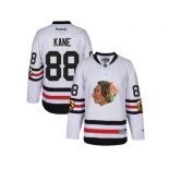 Men's Reebok Chicago Blackhawks #88 Patrick Kane 2017 Winter Classic White Stitched NHL Jersey