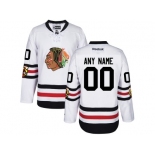 Men's Reebok Chicago Blackhawks Custom 2017 Winter Classic White Stitched NHL Jersey