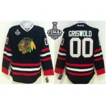 NHL Chicago Blackhawks #00 Clark Griswold Black 2015 Stanley Cup Stitched Jerseys