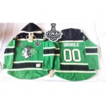 NHL Chicago Blackhawks #00 Clark Griswold Green St. Patrick's Day McNary Lace Hoodie 2015 Stanley Cup Stitched Jerseys