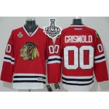 NHL Chicago Blackhawks #00 Clark Griswold Red Home 2015 Stanley Cup Stitched Jerseys