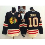 NHL Chicago Blackhawks #10 Patrick Sharp 2015 Winter Classic Black 2015 Stanley Cup Champions jerseys