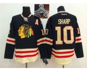 NHL Chicago Blackhawks #10 Patrick Sharp 2015 Winter Classic Black 2015 Stanley Cup Champions jerseys