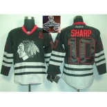 NHL Chicago Blackhawks #10 Patrick Sharp Black Ice Jersey 2015 Stanley Cup Champions jerseys