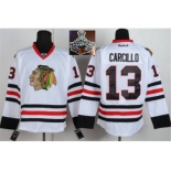 NHL Chicago Blackhawks #13 Carcillo White 2015 Stanley Cup Champions jerseys