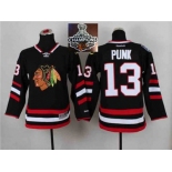 NHL Chicago Blackhawks #13 Punk Black 2014 Stadium Series 2015 Stanley Cup Champions jerseys