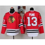 NHL Chicago Blackhawks #13 Punk Red 2014 Stadium Series 2015 Stanley Cup Champions jerseys