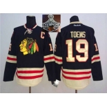 NHL Chicago Blackhawks #19 Jonathan Toews 2015 Winter Classic Black 2015 Stanley Cup Champions jerseys