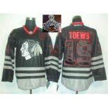 NHL Chicago Blackhawks #19 Jonathan Toews C Patch Black Ice 2015 Stanley Cup Champions jerseys