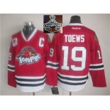 NHL Chicago Blackhawks #19 Jonathan Toews Red Icehogs 2015 Stanley Cup Champions jerseys