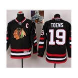 NHL Chicago Blackhawks #19 Jonathan Toews(C patch) Black 2014 Stadium Seriesn 2015 Stanley Cup Champions jerseys