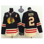 NHL Chicago Blackhawks #2 Duncan Keith Black 2015 Winter Classic 2015 Stanley Cup Stitched Jerseys