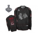 NHL Chicago Blackhawks #2 Duncan Keith Black Accelerator 2015 Stanley Cup Stitched Jerseys