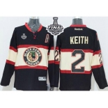 NHL Chicago Blackhawks #2 Duncan Keith Black New Third 2015 Stanley Cup Stitched Jerseys