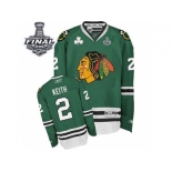 NHL Chicago Blackhawks #2 Duncan Keith Green 2015 Stanley Cup Stitched Jerseys