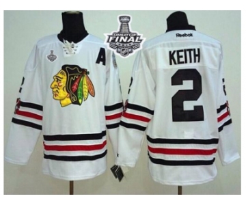 NHL Chicago Blackhawks #2 Duncan Keith White 2015 Winter Classic 2015 Stanley Cup Stitched Jerseys