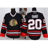 NHL Chicago Blackhawks #20 Saad Black 2015 Stanley Cup Champions jerseys