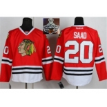 NHL Chicago Blackhawks #20 Saad Red 2015 Stanley Cup Champions jerseys