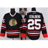 NHL Chicago Blackhawks #25 stalberg Black 2015 Stanley Cup Champions jerseys