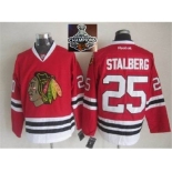 NHL Chicago Blackhawks #25 stalberg Red 2015 Stanley Cup Champions jerseys