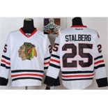 NHL Chicago Blackhawks #25 stalberg White 2015 Stanley Cup Champions jerseys