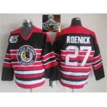 NHL Chicago Blackhawks #27 Jeremy Roenick Red Black 75TH CCM 2015 Stanley Cup Champions jerseys