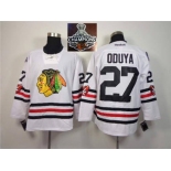 NHL Chicago Blackhawks #27 Johnny Oduya 2015 Winter Classic White 2015 Stanley Cup Champions jerseys