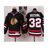 NHL Chicago Blackhawks #32 Michal Rozsival Black 2014 Stadium Series 2015 Stanley Cup Champions jerseys