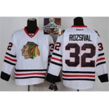 NHL Chicago Blackhawks ##32 Rozsival white 2015 Stanley Cup Champions jerseys