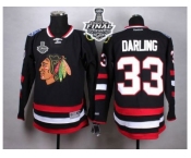 NHL Chicago Blackhawks #33 Scott Darling Black 2015 Stanley Cup Stitched Jerseys