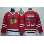 NHL Chicago Blackhawks #33 Scott Darling Red USA Flag Fashion 2015 Stanley Cup Stitched Jerseys