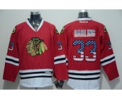 NHL Chicago Blackhawks #33 Scott Darling Red USA Flag Fashion Stitched Jerseys