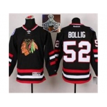 NHL Chicago Blackhawks #52 Brandon Bollig Black 2014 Stadium Series 2015 Stanley Cup Champions jerseys