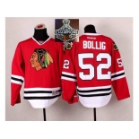 NHL Chicago Blackhawks #52 Brandon Bollig Red 2014 Stadium Series 2015 Stanley Cup Champions jerseys