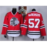 NHL Chicago Blackhawks #57 Van RIEMSDYK Red(White Skull) 2014 Stadium Series 2015 Stanley Cup Champions jerseys