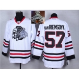 NHL Chicago Blackhawks #57 Van RIEMSDYK White(White Skull) 2014 Stadium Series 2015 Stanley Cup Champions jerseys