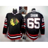 NHL Chicago Blackhawks #65 Andrew Shaw Black 2014 Stadium Series 2015 Stanley Cup Champions jerseys