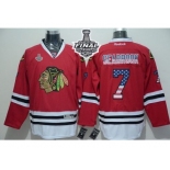 NHL Chicago Blackhawks #7 Brent Seabrook Red USA Flag Fashion 2015 Stanley Cup Stitched Jerseys