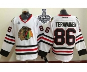 NHL Chicago Blackhawks #86 Teuvo Teravainen white 2015 Stanley Cup Stitched Jerseys