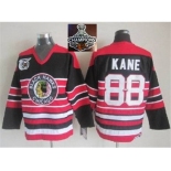 NHL Chicago Blackhawks #88 PATRICK KANE Red Black 75TH CCM 2015 Stanley Cup Champions jerseys