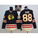 NHL Chicago Blackhawks #88 Patrick Kane 2015 Winter Classic Black 2015 Stanley Cup Champions jerseys