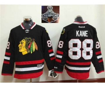 NHL Chicago Blackhawks #88 Patrick Kane Black 2015 Stanley Cup Champions jerseys