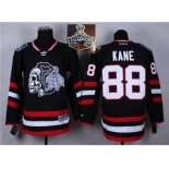 NHL Chicago Blackhawks #88 Patrick Kane Black(White Skull) 2014 Stadium Series 2015 Stanley Cup Champions jerseys